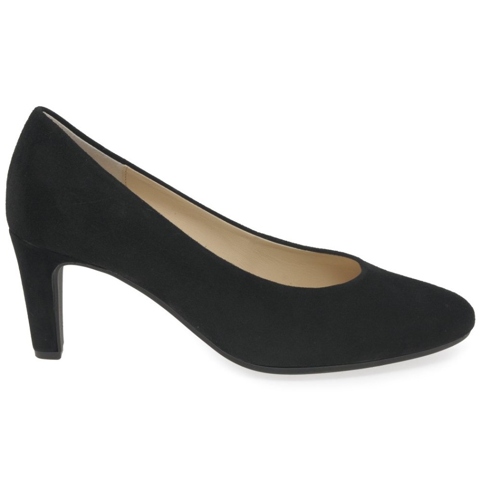 Escarpins Pour Dames Edina Gabor | Daim Noir Exclusif